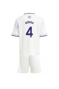 Aston Villa Ezri Konsa #4 Jalkapallovaatteet Lasten Kolmas peliasu 2025-26 Lyhythihainen (+ Lyhyet housut)